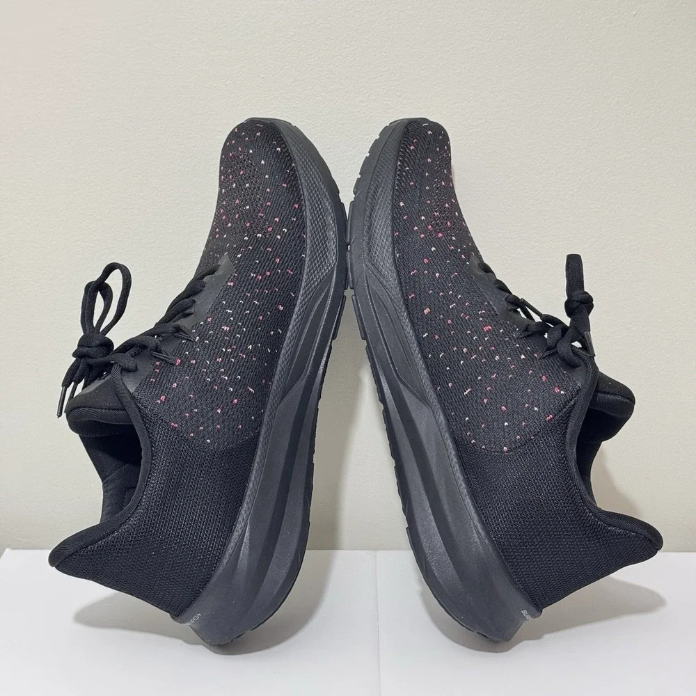 TYR Techknit RNR-1 Running Shoes Mens 9.5 W11 Black Pink Surgenernrg+ Athletic - Picture 5 of 7